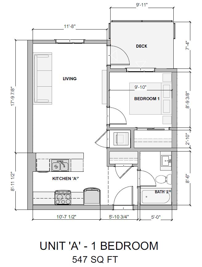 107 Evans Street - 1 Bedroom