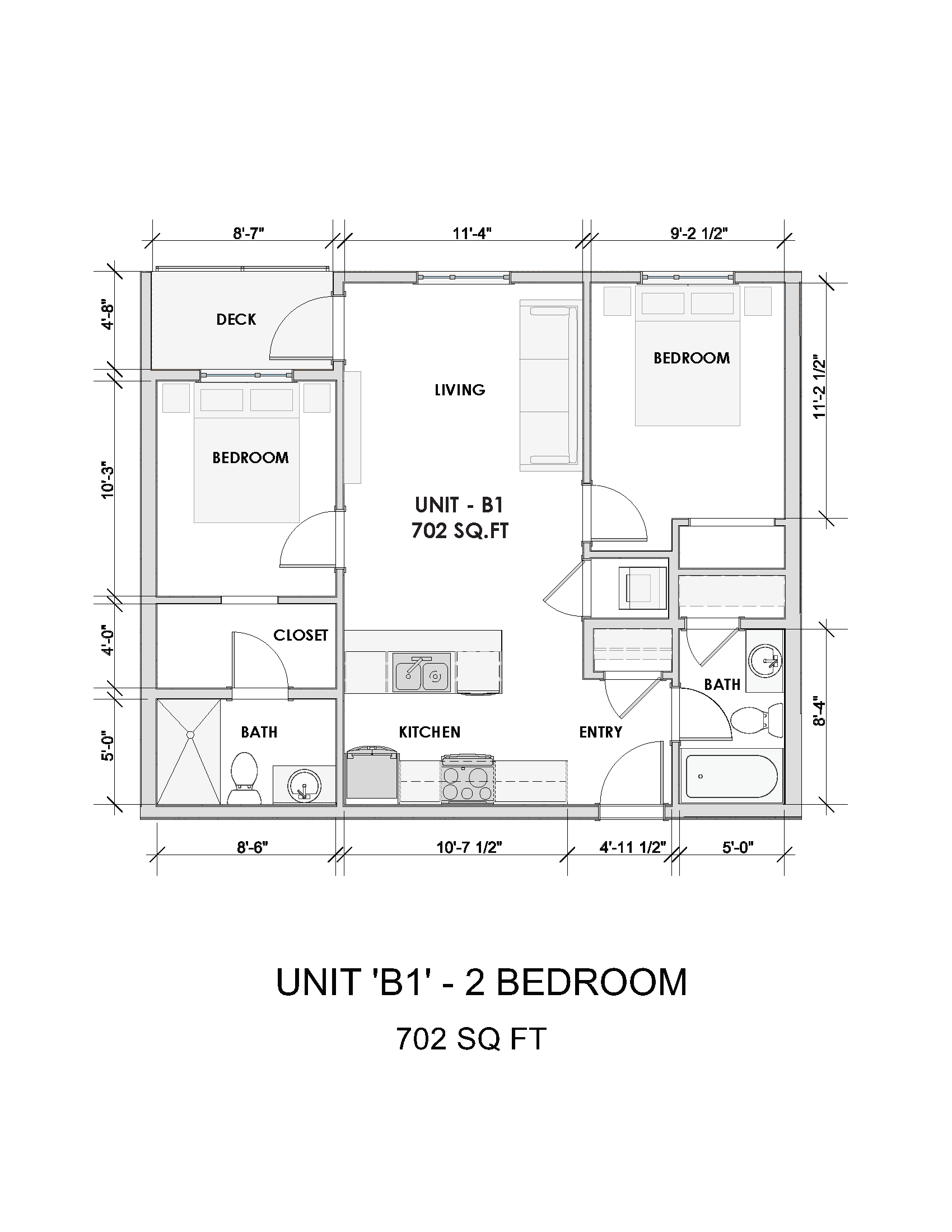 1310 Saunders Street - 2 Bedroom